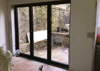 Black Suffolk Bifold Door