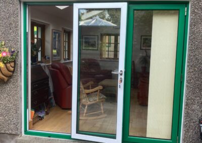 Green Suffolk Bifold Doors