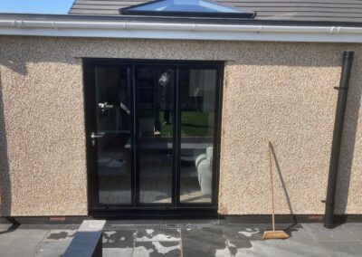 Black Suffolk Bifold Door